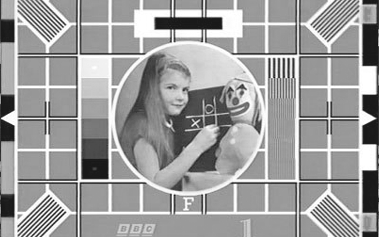 The Spooky Half-Life of Test Card F